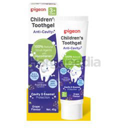 Pigeon Children Tooth Gel Grape 45gm Pigeon Children Tooth Gel Grape 45gm