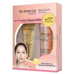 Bio-Essence 24k Bio-Gold Skin Radiance Cleanser 100gm + Rose Gold Water 100ml Bio-Essence 24k Bio-Gold Skin Radiance Cleanser 100gm + Rose Gold Water 100ml