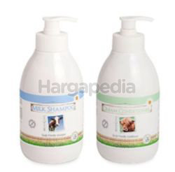MooGoo Milk Shampoo 500ml + MooGoo Cream Conditioner 500ml MooGoo Milk Shampoo 500ml + MooGoo Cream Conditioner 500ml