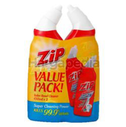 Zip Toilet Bowl Cleaner Turbo Plus 2x450ml Zip Toilet Bowl Cleaner Turbo Plus 2x450ml