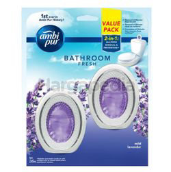Ambi Pur Bathroom Fresh Mild Lavender 2x6ml Ambi Pur Bathroom Fresh Mild Lavender 2x6ml