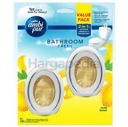 Ambi Pur Bathroom Fresh Zesty Lemon 2x6ml Ambi Pur Bathroom Fresh Zesty Lemon 2x6ml