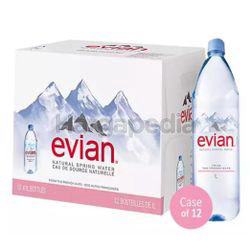 Evian Mineral Water 12x1lit Evian Mineral Water 12x1lit