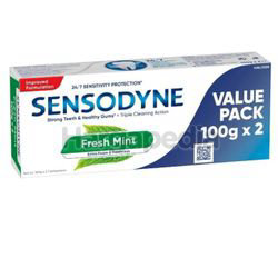 Sensodyne Fresh Mint Toothpaste 2x100gm Sensodyne Fresh Mint Toothpaste 2x100gm