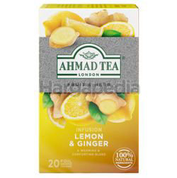 Ahmad Tea Infusion Lemon & Ginger 20s Ahmad Tea Infusion Lemon & Ginger 20s