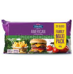 Emborg American Cheddar Sliced Cheese 400gm Emborg American Cheddar Sliced Cheese 400gm