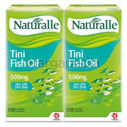 Naturalle Tini Fish Oil 500mg 2x150s Naturalle Tini Fish Oil 500mg 2x150s