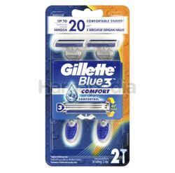 Gillette Blue 3 Comfort Disposal Razor 2s Gillette Blue 3 Comfort Disposal Razor 2s