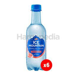Ice Mountain Sparkling Water Grapefruit 6x350ml Ice Mountain Sparkling Water Grapefruit 6x350ml