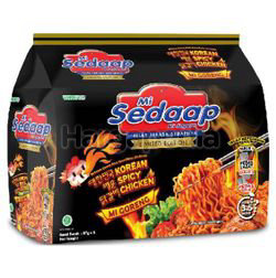 Mi Sedaap Korean Spicy 5x87gm Mi Sedaap Korean Spicy 5x87gm