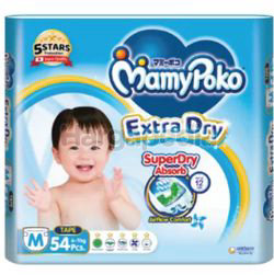 Mamy Poko Extra Dry Skin Tape M54 Mamy Poko Extra Dry Skin Tape M54