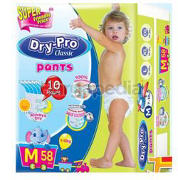Dry-Pro Classic Baby Pants Diapers M58 Dry-Pro Classic Baby Pants Diapers M58