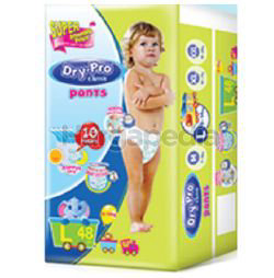 Dry-Pro Classic Baby Pants Diapers L48 Dry-Pro Classic Baby Pants Diapers L48