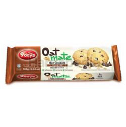 Torto 9days Chocolate Chips Oat Cookies 160gm Torto 9days Chocolate Chips Oat Cookies 160gm