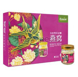 Ecolite Bird's Nest with American Ginseng White Fungus & Rick Sugar 6x70ml Ecolite Bird's Nest with American Ginseng White Fungus & Rick Sugar 6x70ml