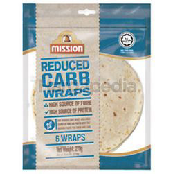 Mission Reduced Carb Wraps 270gm Mission Reduced Carb Wraps 270gm