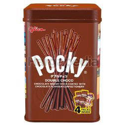 Glico Pocky Double Chocolate Tin 156gm Glico Pocky Double Chocolate Tin 156gm