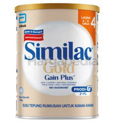 Similac Gold Gain Kid Stage 4 Tin 1.8kg Similac Gold Gain Kid Stage 4 Tin 1.8kg