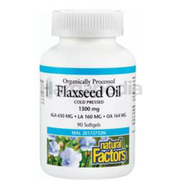 Natural Factors Flax Seed Oil 90s Natural Factors Flax Seed Oil 90s