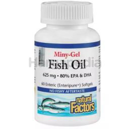 Natural Factors Miny Gel 625mg 60s Natural Factors Miny Gel 625mg 60s
