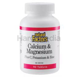 Natural Factors Calcium & Magnesium 90s Natural Factors Calcium & Magnesium 90s