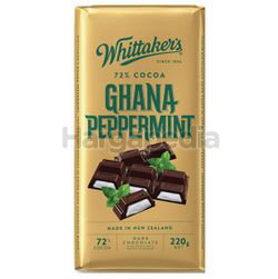 Whittaker's Block Ghana Peppermint 220gm Whittaker's Block Ghana Peppermint 220gm