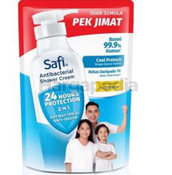 Safi Anti-Bacterial Shower Cream Cool Protect Refill 850ml Safi Anti-Bacterial Shower Cream Cool Protect Refill 850ml