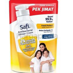 Safi Anti-Bacterial Shower Cream Fresh Protect Refill 850ml Safi Anti-Bacterial Shower Cream Fresh Protect Refill 850ml