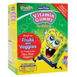Super Kids Vita Gummy Fruits & Veggies 7s Super Kids Vita Gummy Fruits & Veggies 7s