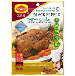 Claypot Black Pepper Taipan Chicken Spices 29gm Claypot Black Pepper Taipan Chicken Spices 29gm