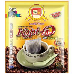 Kluang Black Coffee Kopi O 2in1 With Sugar 20x23gm Kluang Black Coffee Kopi O 2in1 With Sugar 20x23gm