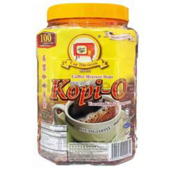 Kluang Black Coffee Kopi-O Tubs 100x10gm Kluang Black Coffee Kopi-O Tubs 100x10gm