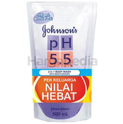 Johnson's pH5.5 2in1 Body Wash Refill 2x500ml Johnson's pH5.5 2in1 Body Wash Refill 2x500ml