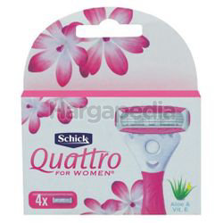Schick Quattro for Women System Refill 4s Schick Quattro for Women System Refill 4s