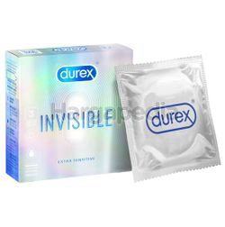 Durex Invisible Extra Thin Extra Sensitive 3s Durex Invisible Extra Thin Extra Sensitive 3s