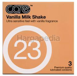 Care 23 Vanilla Milk Shake Condom 3s Care 23 Vanilla Milk Shake Condom 3s