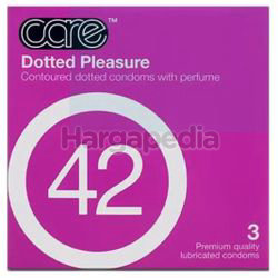 Care 42 Dotted Pleasure Condom 3s Care 42 Dotted Pleasure Condom 3s