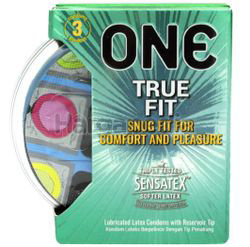 ONE Condoms True Fit 3s ONE Condoms True Fit 3s