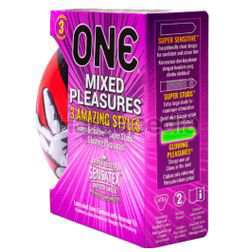 ONE Condoms Mixed Pleasures Street Art Edition 3s ONE Condoms Mixed Pleasures Street Art Edition 3s