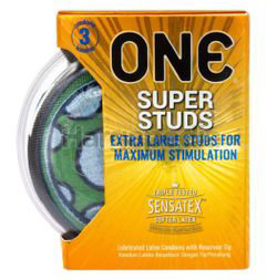 ONE Condoms Super Studs 3s ONE Condoms Super Studs 3s
