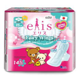Elis Fairy Wings Sanitary Pad 25cm 14s Elis Fairy Wings Sanitary Pad 25cm 14s