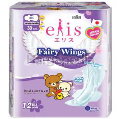 Elis Fairy Wings Sanitary Pad 30cm 12s Elis Fairy Wings Sanitary Pad 30cm 12s