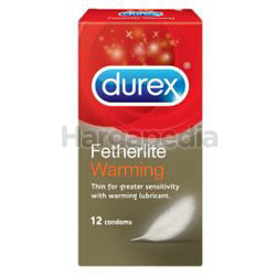 Durex Fetherlite Warming 12s Durex Fetherlite Warming 12s