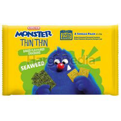 Mamee Monster Thin Thin Crackers Seaweed 4x22gm Mamee Monster Thin Thin Crackers Seaweed 4x22gm