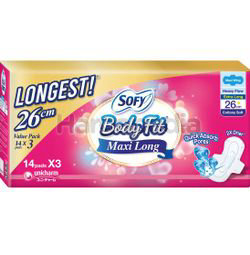 Sofy Body Fit Day Maxi Long Wing 26cm 3x14s Sofy Body Fit Day Maxi Long Wing 26cm 3x14s