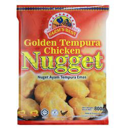 Farm's Best Golden Tempura Chicken Nugget 800gm Farm's Best Golden Tempura Chicken Nugget 800gm