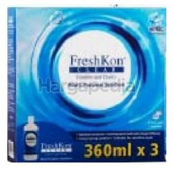 Freshkon Clear Multipurpose Solution 3x360ml Freshkon Clear Multipurpose Solution 3x360ml