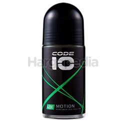 Code 10 Deodorant Roll On Motion 50ml Code 10 Deodorant Roll On Motion 50ml