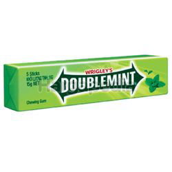 Wrigley's Doublemint Chewing Gum 5s Wrigley's Doublemint Chewing Gum 5s