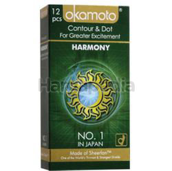 Okamoto Harmony Contour & Dot Condoms 12s Okamoto Harmony Contour & Dot Condoms 12s